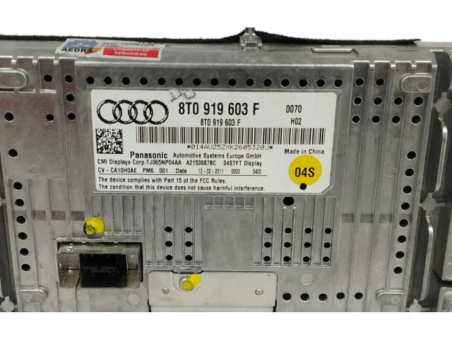 Дисплей 8T0919603F Audi A4 Allroad