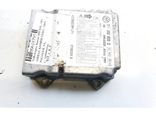Блок подушек безопасности 1t0909605d, 5wk43828 Volkswagen Touran I