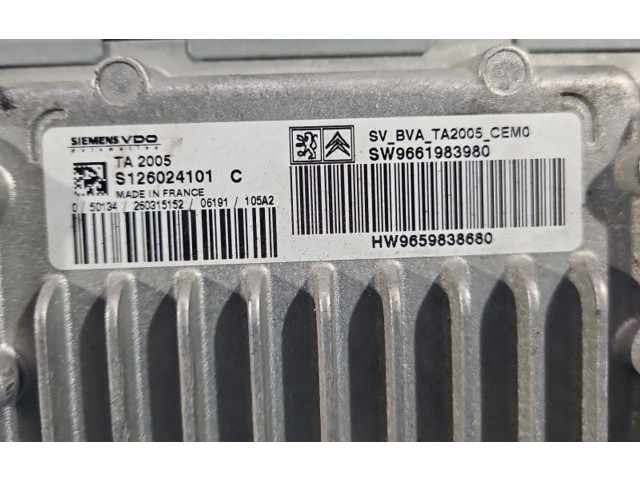 Блок управления двигателем Блок управления 9661983980, IMPRK1394799 Citroen C8