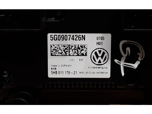 Блок управления климат-контролем 5G0907426N   Volkswagen Golf VII