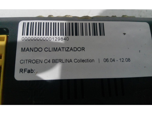 Блок управления климат-контролем 9658084577 Citroen C4 I
