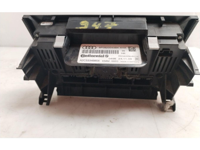 Блок управления климат-контролем 8P0820043BK   Audi A3 S3 8P