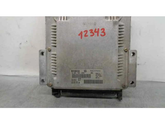 Блок управления двигателя 9635157580, 0281001976 Peugeot 306