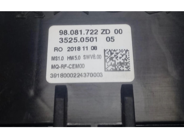 Řídící jednotka 98081755ZD, 98081755ZD Peugeot Expert 2019