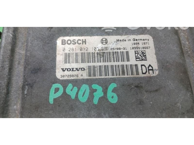 Řídící jednotka 0281012103, 30729826A.   Volvo XC90 2003