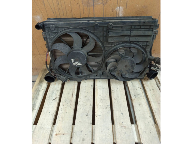 Комплект радиатора 1K0121251N, PA66GF30 Audi A3 S3 A3 Sportback 8P