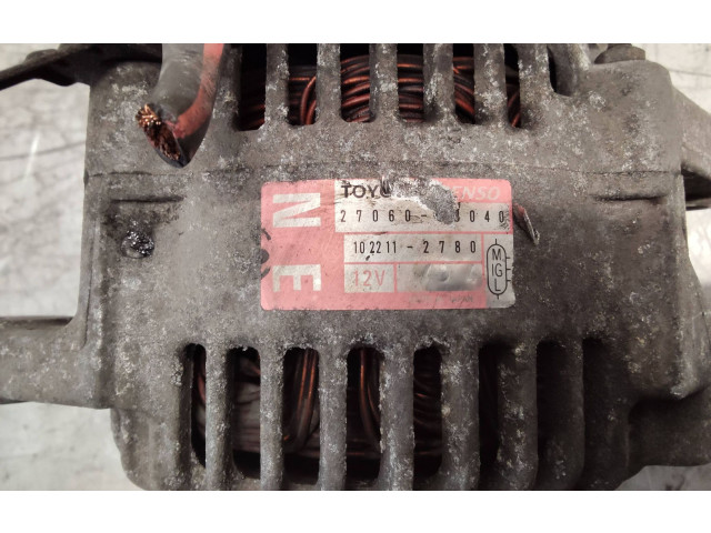 Генератор 2706023040, 1022112780   Toyota Yaris Verso      