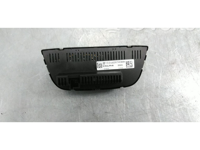 Блок управления климат-контролем 13346097, 13360103 Opel Meriva B