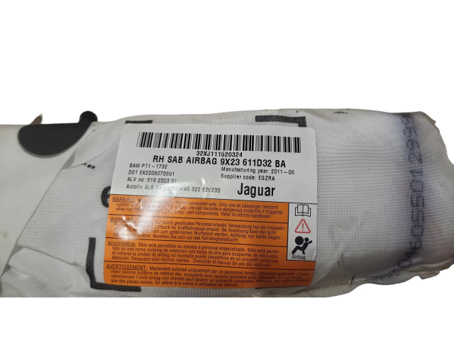 Подушка безопасности в сиденье 9X23611D32BA   Jaguar XF X250