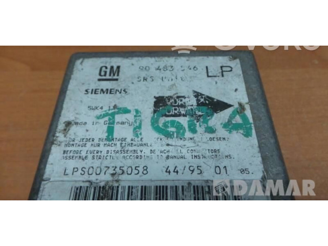 Блок подушек безопасности 90483546   Opel Tigra A