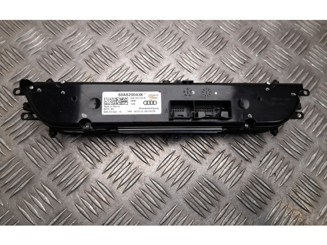 Блок управления климат-контролем 80A820043K, Y1384 Audi Q5 SQ5