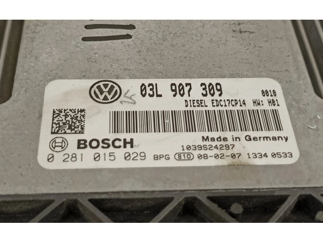 Řídící jednotka 03L907309, 281015029 Volkswagen Passat Alltrack 2008