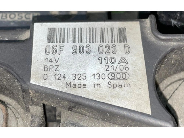 Генератор 0124325130, 06F903023D Volkswagen Caddy
