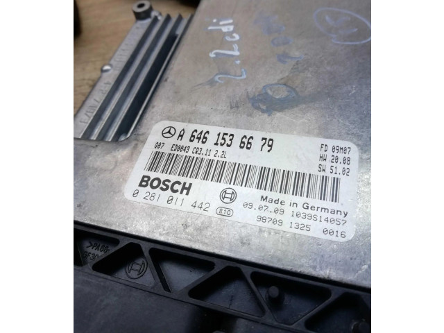 Рулевая рейка  Комплект зажигания a6461536679, 2115450608   Mercedes-Benz E W211 2002 - 2009 года