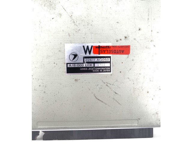 Блок управления двигателя 22611AG050, A18000D1K   Subaru Forester SF