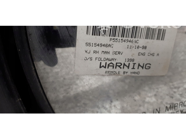 Зеркало (механическое) правое Jeep Cherokee XJ 1991-2001 года