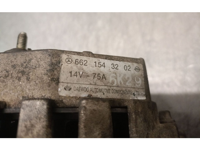 Генератор 6621543202, 6621543202 SsangYong Musso