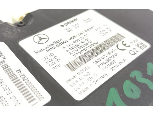 Řídící jednotka A2429007001 Mercedes-Benz C W205 2013