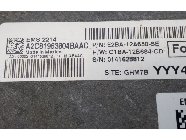 Řídící jednotka E2BA12A650SE, C1BA12B684CD Ford Fiesta 2014