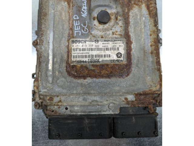 Блок управления двигателя P56044189AK, 0281013360 Jeep Grand Cherokee (WK)