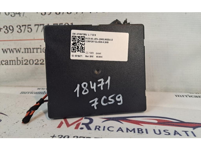 Блок комфорта 4F0907289J, 4F0907289J Audi A6 S6 C6 4F