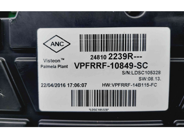 Спидометр (приборный щиток) 248102239R   Renault Trafic III (X82)