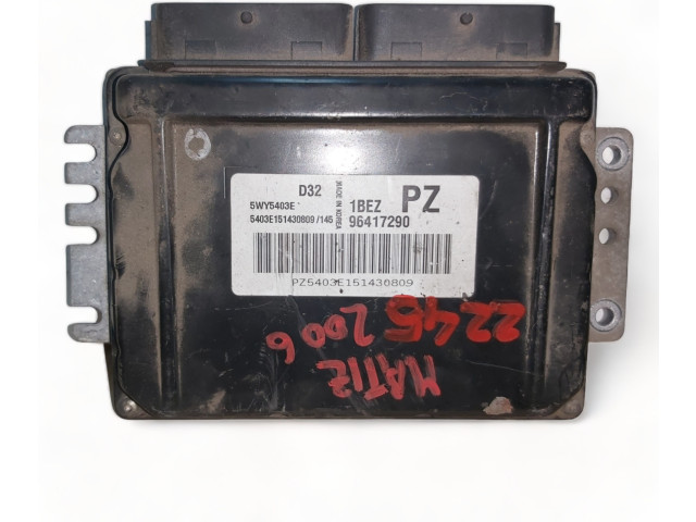 Блок управления двигателя 5WY5403E-96417290, 5WY5403E-96417290   Chevrolet Matiz