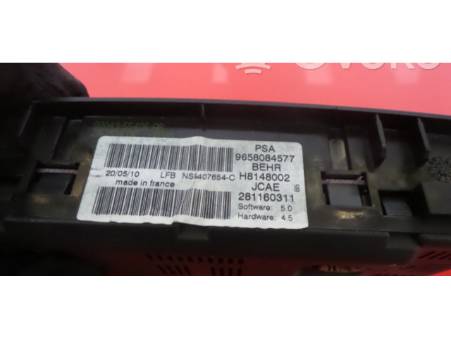 Блок управления климат-контролем 9658084577, 00049-55406-AR Citroen C4 I