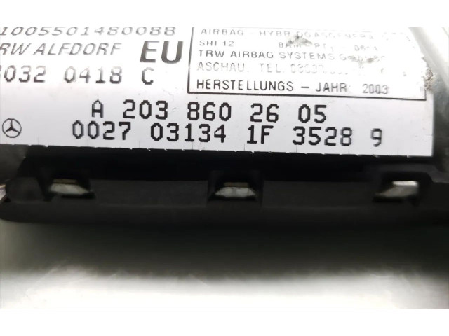 Подушка безопасности двери A2038602605 Bentley Continental