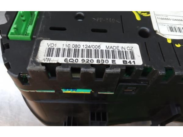 Панель приборов 1100080124006, DANO Skoda Fabia Mk1 (6Y)