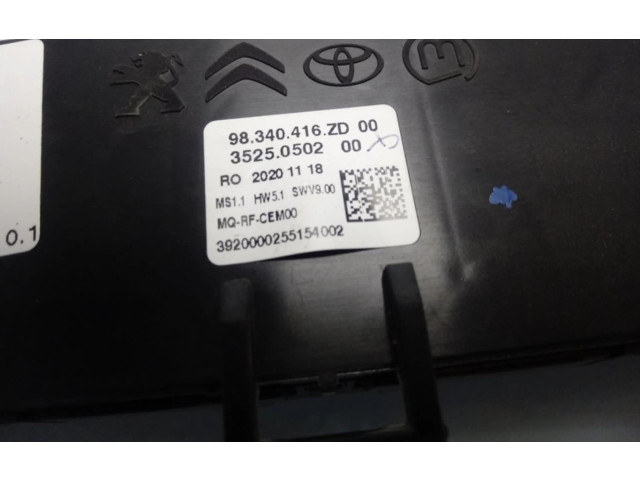 Блок управления климат-контролем 98340416ZD   Citroen Jumpy