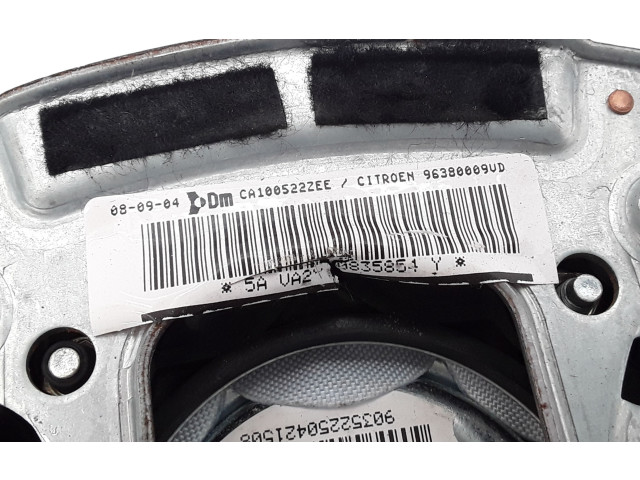 Подушка безопасности водителя 96380009VD, 96380009 Citroen C3 Pluriel