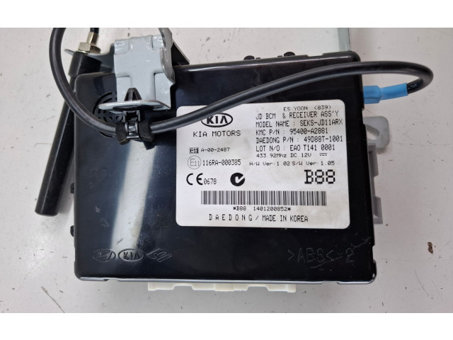 Блок комфорта 95400A2881, 49D88T1001 KIA Ceed