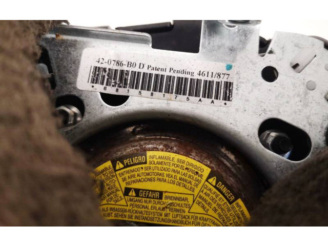 Подушка безопасности водителя 68158175aa, 68158175AA Jeep Compass