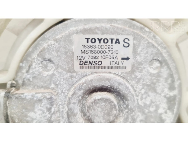 Вентилятор радиатора 163630D090, MS1680007310 Toyota Corolla E120 E130 1.4