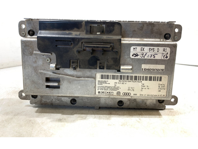 Дисплей    4F0919603A, 6349GY047524782   Audi A6 S6 C6 4F