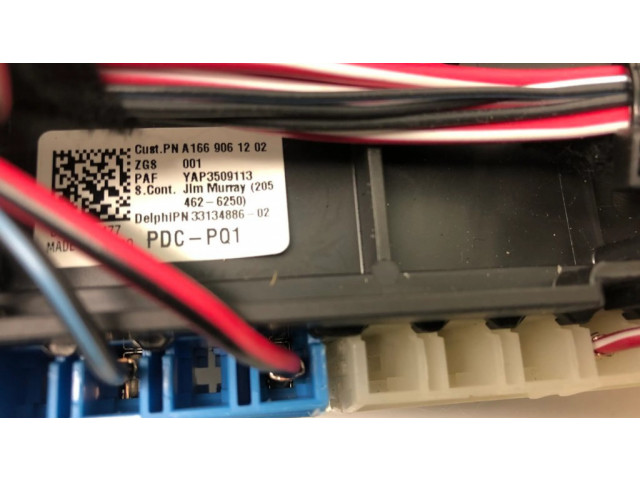 Pojistková skříňka A1669061202, A1665453000 Mercedes-Benz GL X166 2017