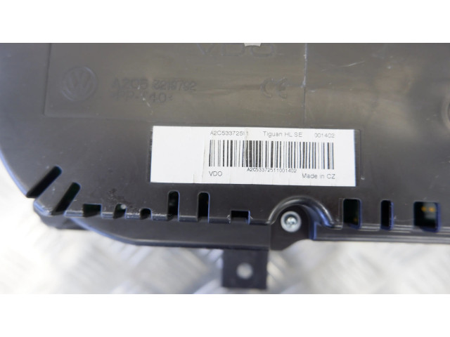 Přístrojová deska Volkswagen Tiguan 2009 5N0920971E, 5N0920971E