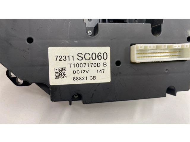 Блок управления климат-контролем 72311SC060, T1007170D Subaru Forester SH