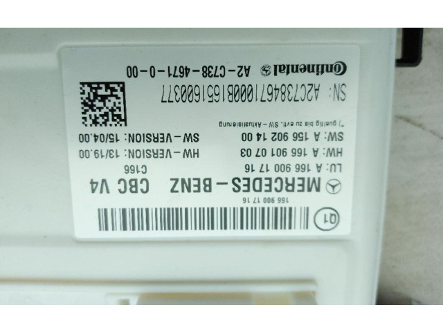 Блок управления A1669001716   Mercedes-Benz GLE (W166 - C292)