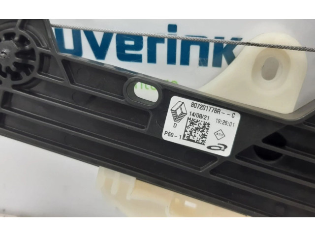 Передний механический механизм для подъема окна 807201776R, 807201776R   Renault Clio V    