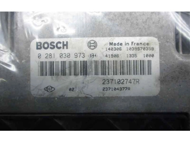 Řídící jednotka 0281030973 Renault Captur 2013