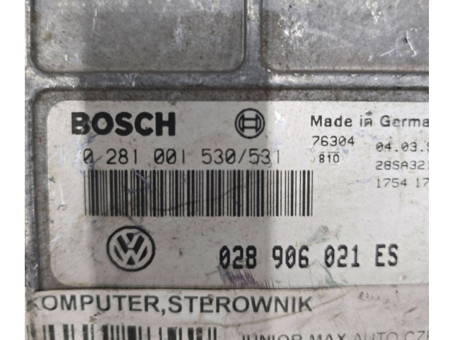 Блок управления двигателя 028906021ES, 28S032   Ford Galaxy