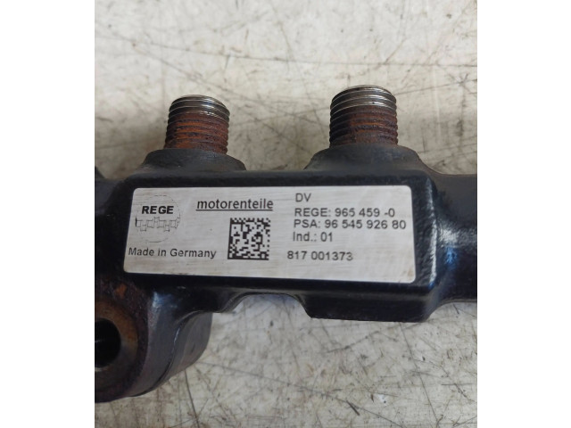 Топливная рампа 9654592680, 9654590   Peugeot Expert  