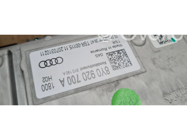 Панель приборов 8Y0920700A, 8Y0190A Audi A3 8Y