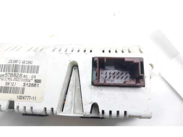 Дисплей 9657882880 Citroen Berlingo