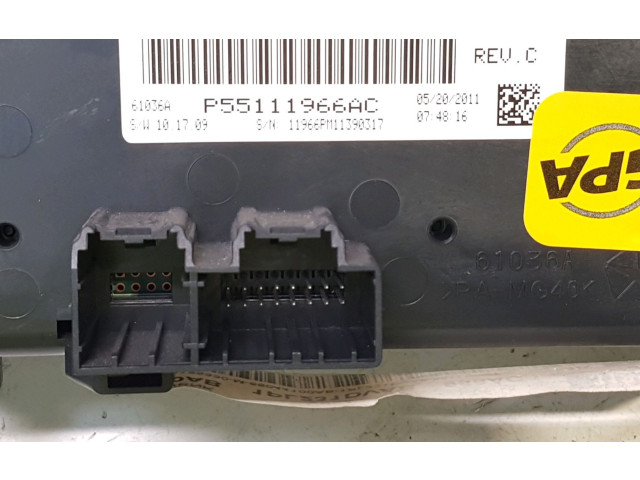 Блок управления климат-контролем P55111966AC, J0-4654P Jeep Compass