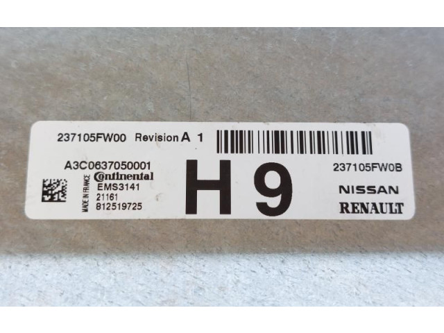 Řídící jednotka A3C0637050001, A3C0637050001 Nissan Micra K14 2016