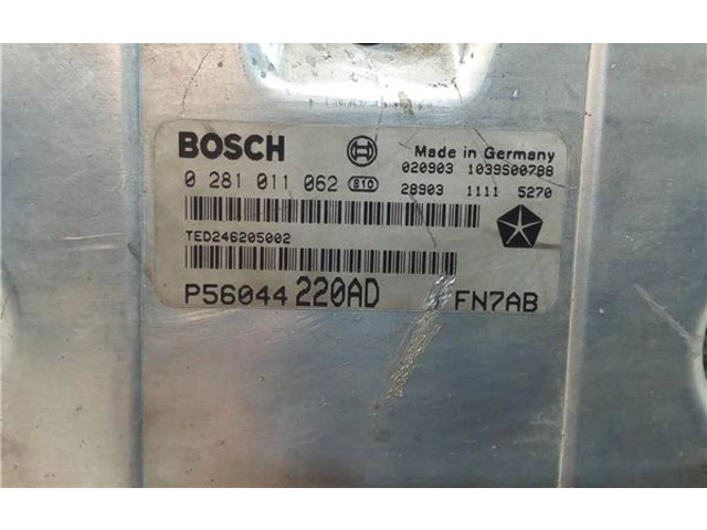 Блок управления P56044220AD, 0281011062   Jeep Cherokee III KJ