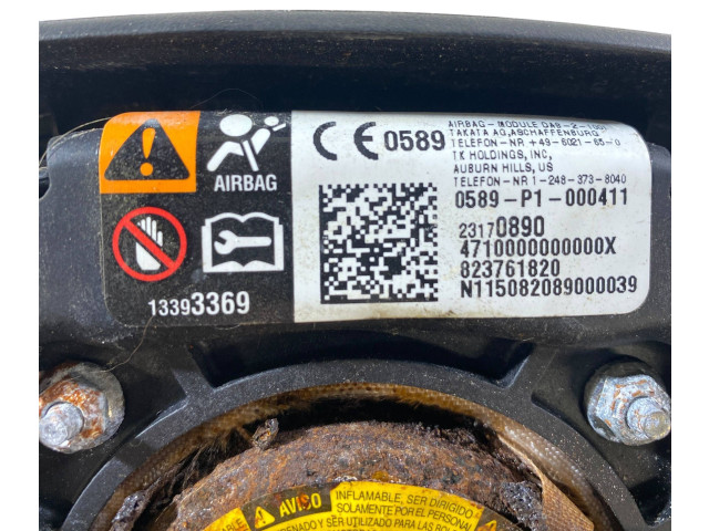 Подушка безопасности водителя 23170890, 13393369   Chevrolet Camaro